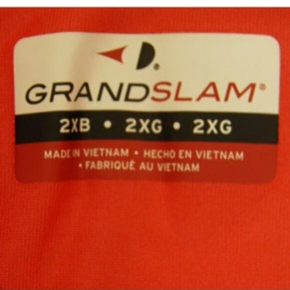 Grand Slam Mens 2XB Polyester Athletic Golf Collared Short Sleeve Polo Shirt - Picture 3 of 3